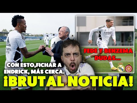 ¡¡ESTA NOTICIA FACILITA el FICHAJE de ENDRICK!! MILITAO y RODRYGO con PASAPORTE• VALVERDE y BENZEMA