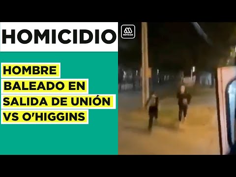 Un fallecido en incidentes en las inmediaciones del Santa Laura en  Unión Española vs  O'Higgins