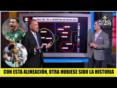 MÉXICO vs ARGENTINA. Carrillo y la ALINEACIÓN que debió usar Martino en Catar | Futbol Picante