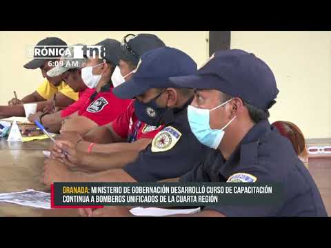 Bomberos de Granada actualizan protocolo de trabajo ante emergencias - Nicaragua