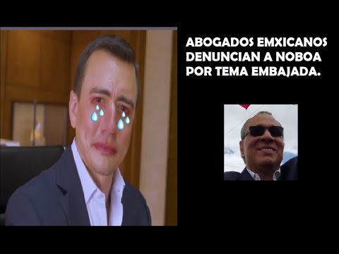 Abogados mexicanos demandan a Daniel Noboa en México por tema Glas