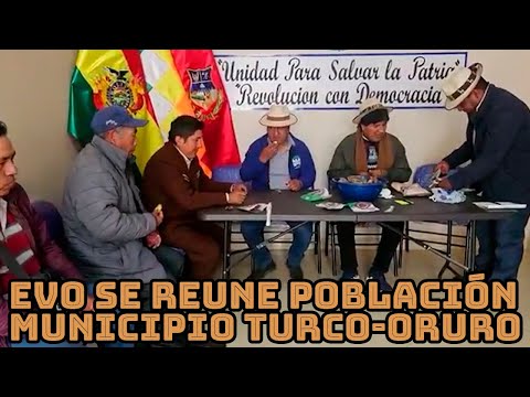 EVO MORALES INICIA REUNIÓN DE AGENDA DE TRABAJO EN DEPARTAMENTO DE ORURO..