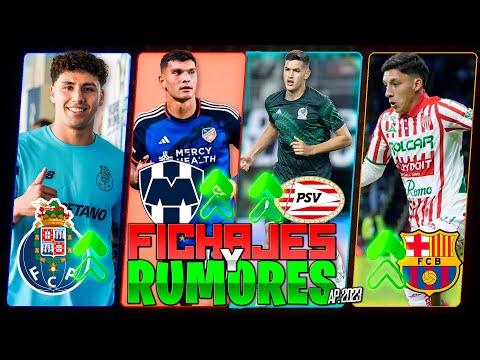 CONFIRMADO: MONTES AL PSV | RAYADOS TENDRÍA NUEVO DELANTERO | RUMORES Y FICHAJES AP 2023 | LIGA MX