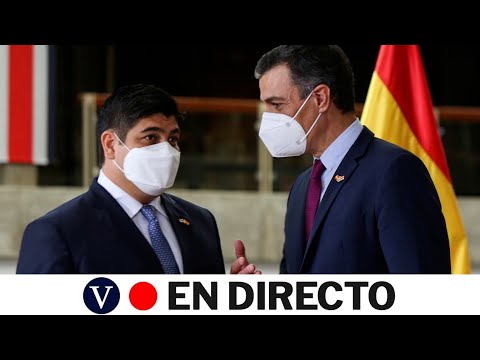 DIRECTO: Pedro Sánchez comparece junto a Carlos Alvarado, presidente de Costa Rica