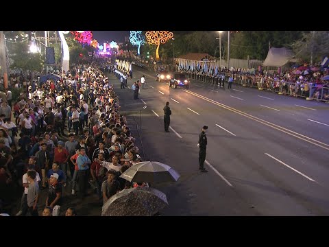 Desfile Policial por los 43 años de fundación de la Policía Nacional de Nicaragua