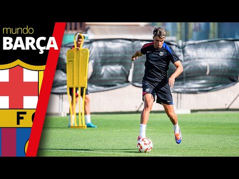 BARÇA ATLÈTIC | Guille y Toni Fernández vuelven a entrenar con el filial