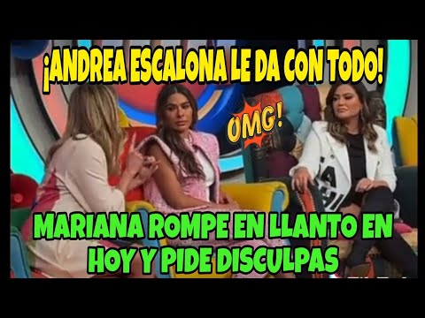 MARIANA ECHEVERRIA ROMPE EN LLANTO EN EL PROGRAMA HOY Y PIDE DISCULPAS #LCDLFMX