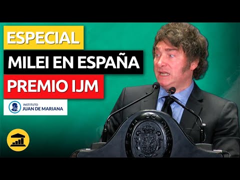 DIRECTO especial MILEI en ESPAÑA: Entrega del Premio Juan de Mariana 2024