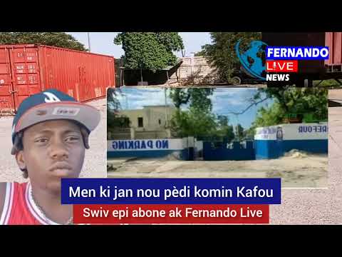 Eske nou tande koze? Men ki jan nou pèdi Kafou...