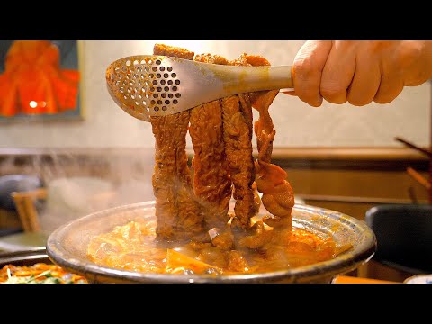 곱창만 월 1톤씩 사용! 줄서서 먹는 국내 유일 곱창요리 중식당 / Amazing spicy mala pork intestines hotpot - Korean street food