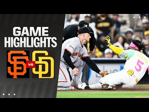 Giants vs. Padres Game Highlights (3/29/24) | MLB Highlights