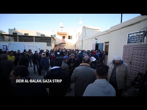 Funeral held in Deir al-Balah for victims of Israeli strikes, as Gaza death toll surpasses 30,000