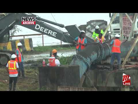 Repair Works Underway On Ruptured 36 Inch Transmission Pipeline In South Trinidad