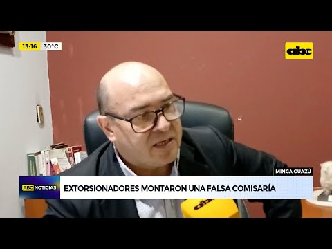 Extorsionadores montaron una falsa ‘’comisaría’’ china en Minga Guazú