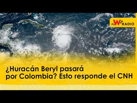 ¿Huracán Beryl pasará por Colombia? Esto responde el CNH