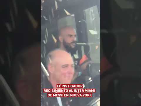 Recibimiento a MESSI e INTER MIAMI en NUEVA YORK