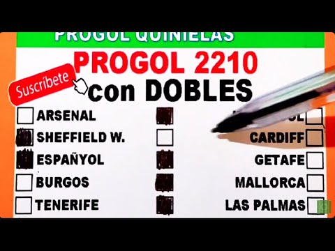 Progol 2210 con DOBLES | Revancha Progol 2210 con DOBLES | Progol 2210 | #progol2210 | #progol2211