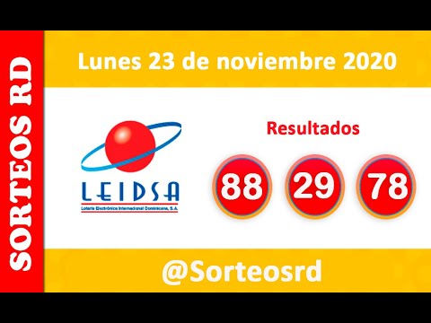 Leidsa y Loteria Nacional en vivo  / Lunes 23 de noviembre 2020