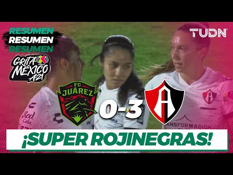 Resumen y goles | FC Juárez 0-3 Atlas | Grita México BBVA Femenil AP2021 -J3 | TUDN