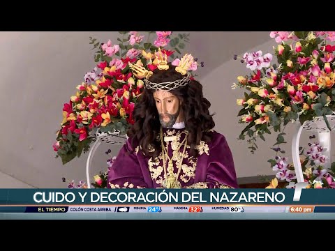 Conozca a las personas encargadas de decorar a Jesús Nazareno