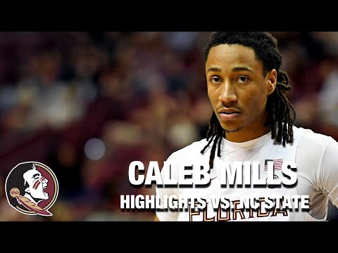 Acc Football Basketball 🏀 Florida State's Caleb Mills' Near-Perfect Game Propels The 'Noles