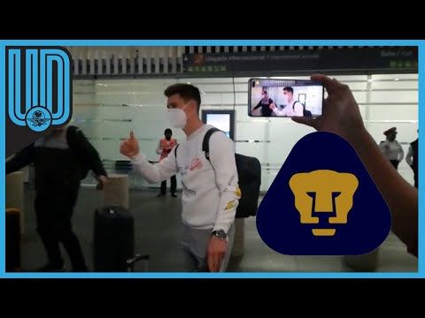 Así fue la llegada del nuevo refuerzo de Pumas