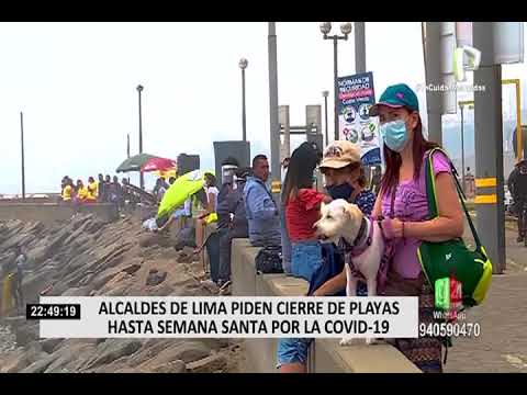 Alcaldes de Lima y Callao proponen a Sagasti el cierre de playas toda la temporada Verano 2021