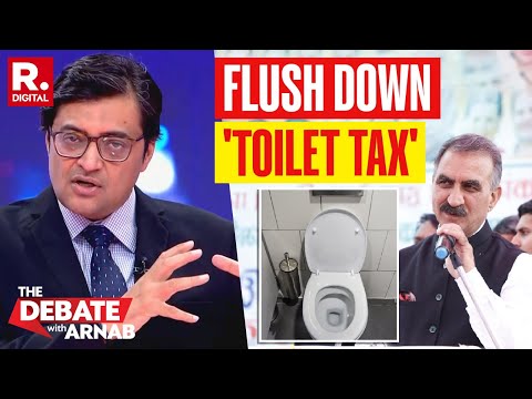 Taxing Toilets In Himachal Pradesh Part Of Congress' 'Khata Khat' Economics, Says Arnab