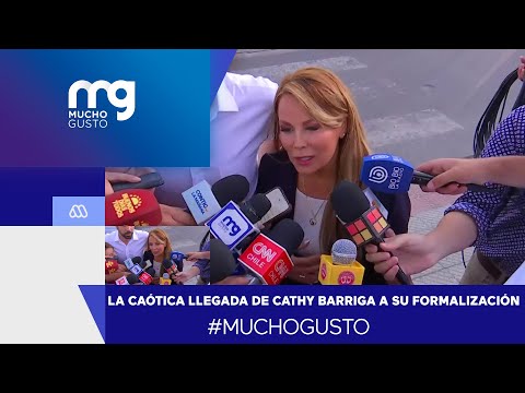 Mucho Gusto | La llegada de Cathy Barriga a su formalización por presunto fraude al fisco