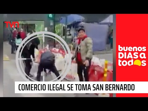Comercio ilegal destruye el centro de San Bernardo | Buenos días a todos