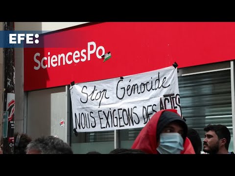 Estudantes pró-Palestina bloqueiam prestigiado centro universitário Science Po em Paris