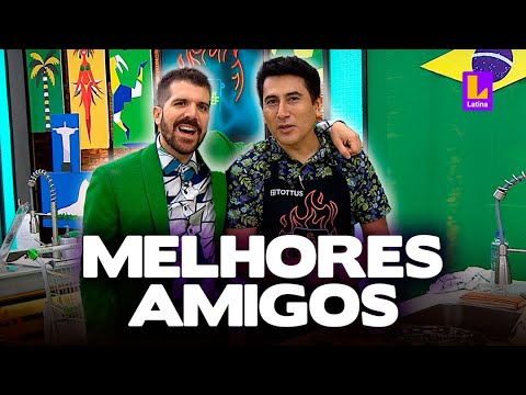 Peláez y Machuca demuestran sus habilidades en portugués por noche brasileña en El Gran Chef Famosos