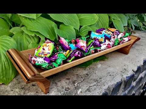 Конфетница из обрезков.
