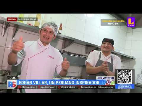 Conoce a Edgar Villar, el chef peruano que cautiva a todos con su cocina.