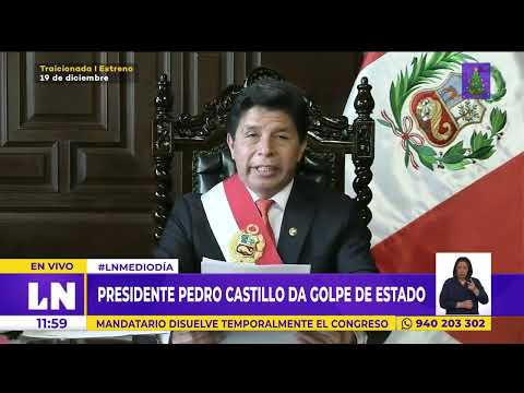 Pedro Castillo anunció el CIERRE DEL CONGRESO