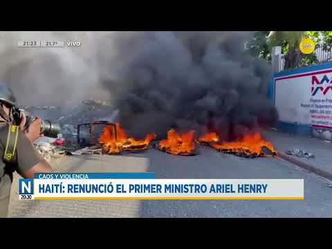 Ola de violencia en Haití: renunció el primer ministro Ariel Henry ?N20:30? 12-03-24