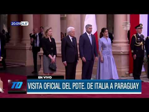 Histórica visita del presidente italiano a Paraguay