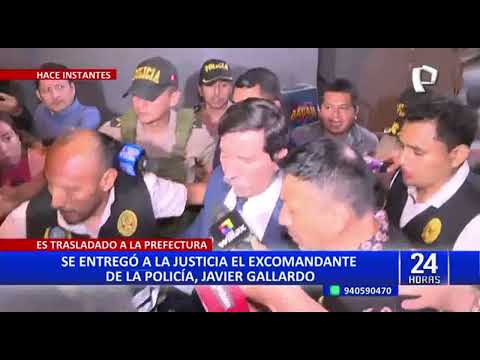 Javier Gallardo: Ex comandante general PNP se entrega a la justicia (2/2)