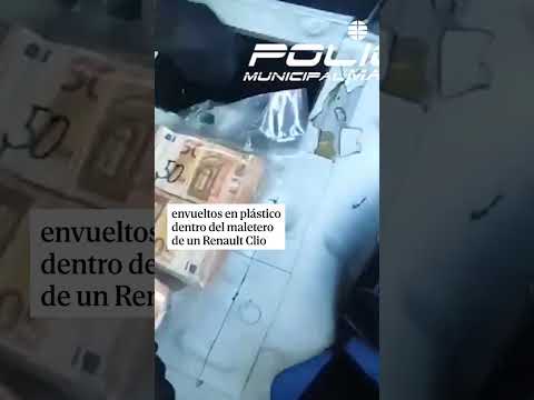Descubren 120.000 euros dentro de un coche mal aparcado en Madrid #Coche #Dinero #Maletero
