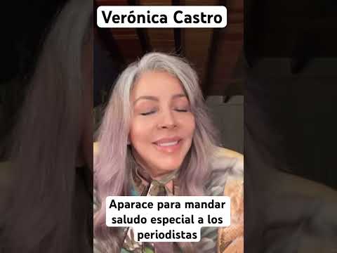 Verónica Castro aparece  y manda  saludo especial a lperiodistas que votaron para ella premio Pesime