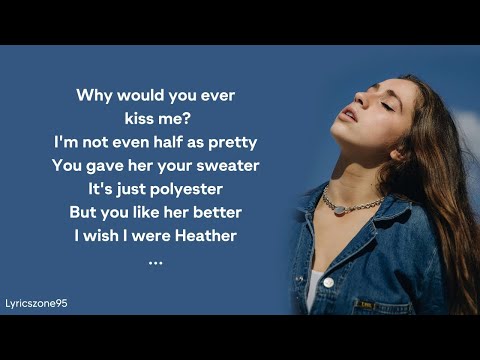 Tate McRae - Heather (Lyrics)  | 1 Hour Sad Songs 2023