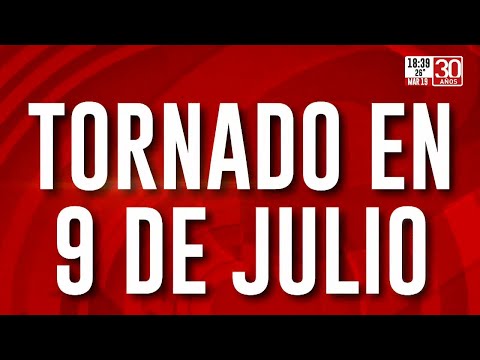 Tornado en 9 de Julio: habló una víctima de la tormenta
