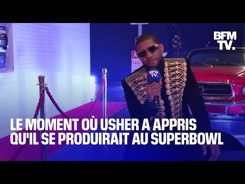 Usher raconte le moment où il a appris qu'il se produirait au Superbowl
