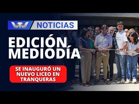 Edición Mediodía 07/03 | Se inauguró un nuevo liceo en Tranqueras