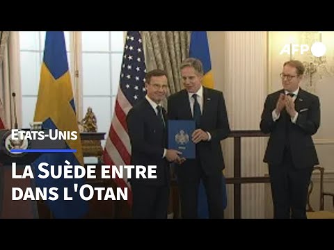 La Suède devient officiellement le 32e membre de l'Otan | AFP