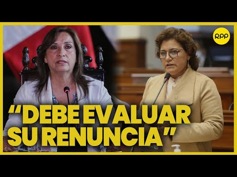 Perú: Dina Boluarte debe evaluar su renuncia para que asuma la presidencia José Williams