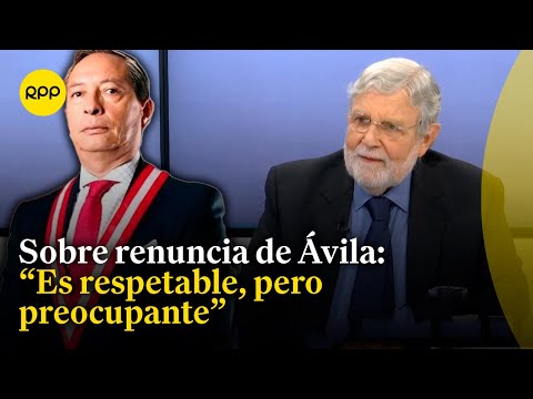 Renuncia de José Ávila debilita la posición de la JNJ, indica Ernesto Blume