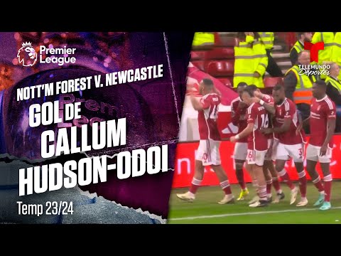 Goal Callum Hudson-Odoi - Nottingham Forest v. Newcastle United 23-24 | Telemundo Deportes