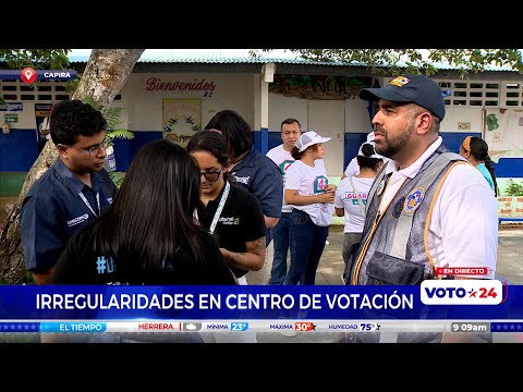 Delegados electorales retiran a activistas de Yanibel Ábrego en entradas de mesas de votación