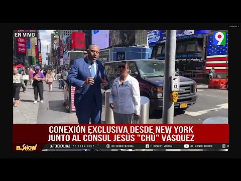 Primera entrevista de Chu Vázquez con su nuevo cargo de cónsul en NY | El Show del Mediodía